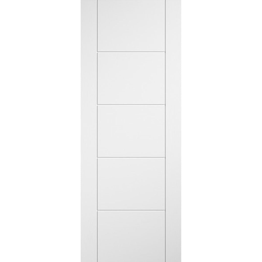 LPD Doors Ladder MK1 White Laminate Internal Door - JJ Building Materials