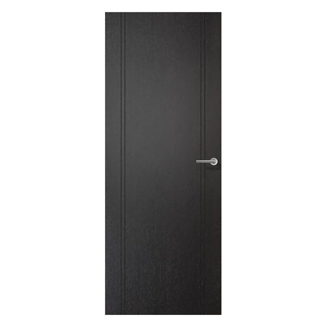 LPD Doors Laminate Black Monaco FD30 Fire Door - JJ Building Materials