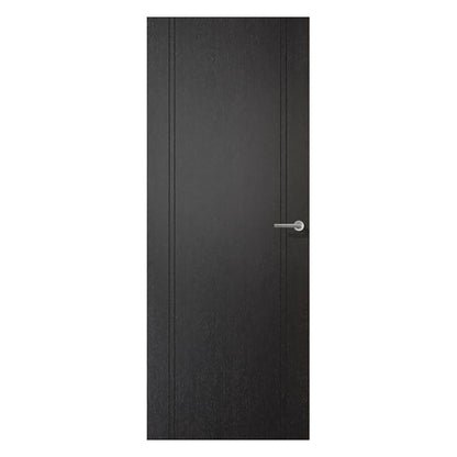 LPD Doors Laminate Black Monaco FD30 Fire Door - JJ Building Materials