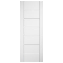 LPD Doors Linear 7 Panel MK1 White Laminate Internal Door - JJ Building Materials