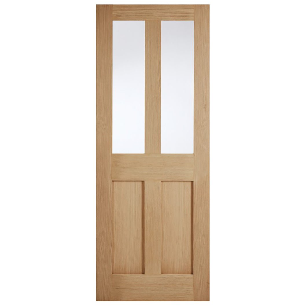 LPD Doors London 2-Panel 2-Lite Interior Door - JJ Building Materials