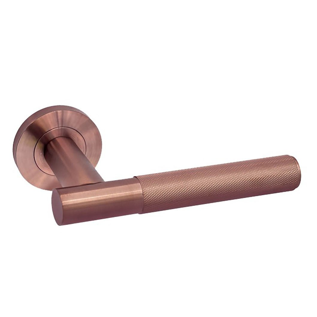 LPD Doors Lugano Satin Copper Handle Hardware Pack - JJ Building Materials