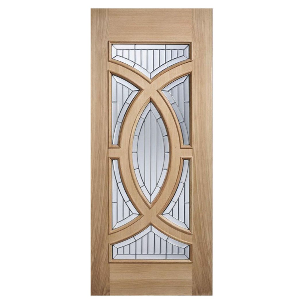 LPD Doors Majestic Oak IG Zinc Entrance Door - JJ Building Materials