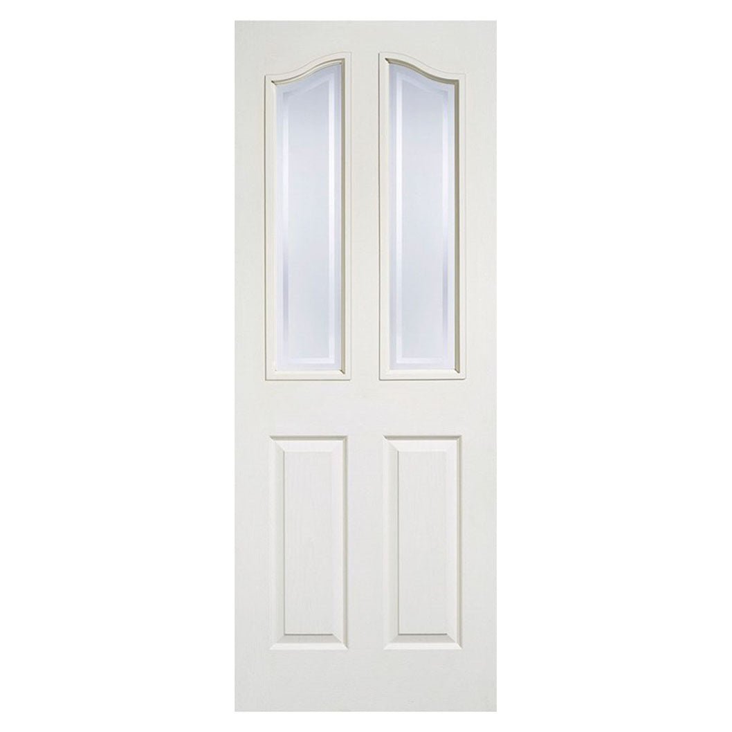 LPD Doors Mayfair 2 Panel 2 Light Glazed Internal Door - JJ Building Materials