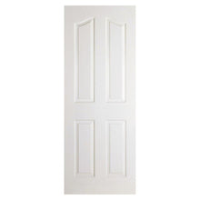 LPD Doors Mayfair 4 Panel Shaped Top White Moulded Internal Door - JJ Building Materials