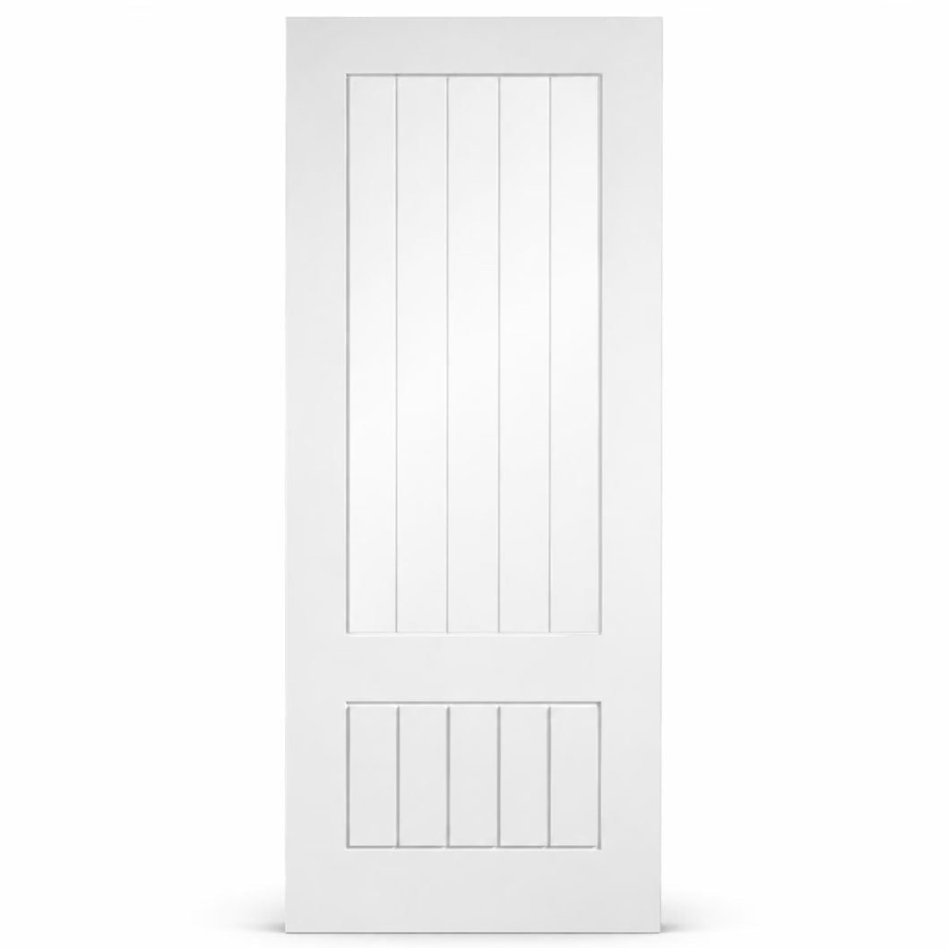 LPD Doors Mexicano 1-Light 3/4 Clear Glazed White Primed MK1 Interior Door - JJ Building Materials