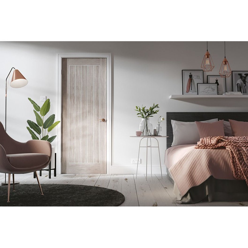 LPD Doors Mexicano Light Grey Laminate Solid Internal Door - JJ Building Materials