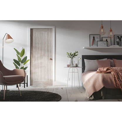LPD Doors Mexicano Light Grey Laminate Solid Internal Door - JJ Building Materials