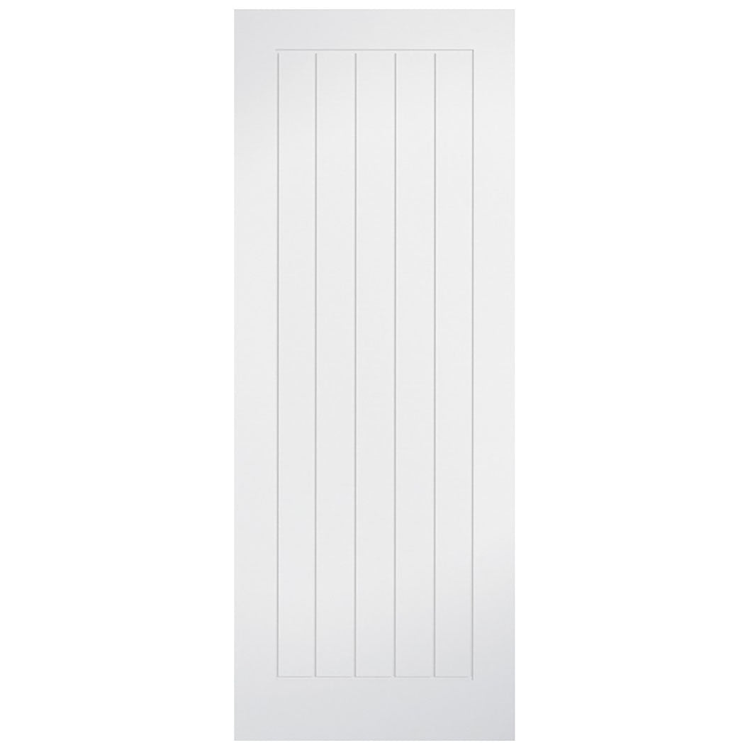 LPD Doors Mexicano White Primed FD60 Fire Door - JJ Building Materials