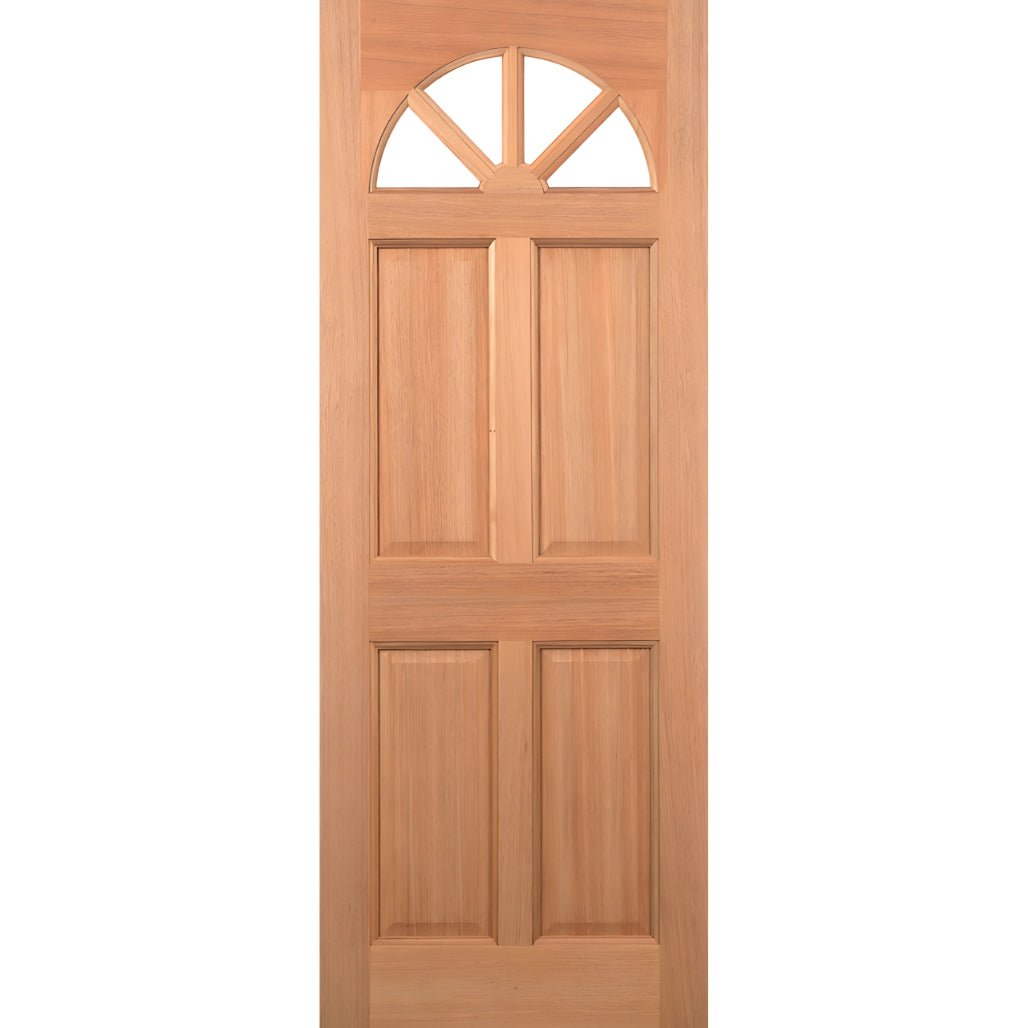 LPD Doors M&T Hardwood Carolina Clear Glass External Door - JJ Building Materials