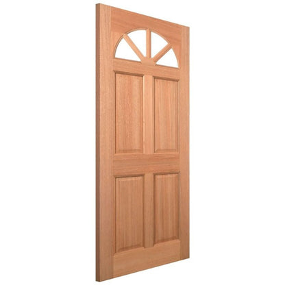LPD Doors M&T Hardwood Carolina Clear Glass External Door - JJ Building Materials