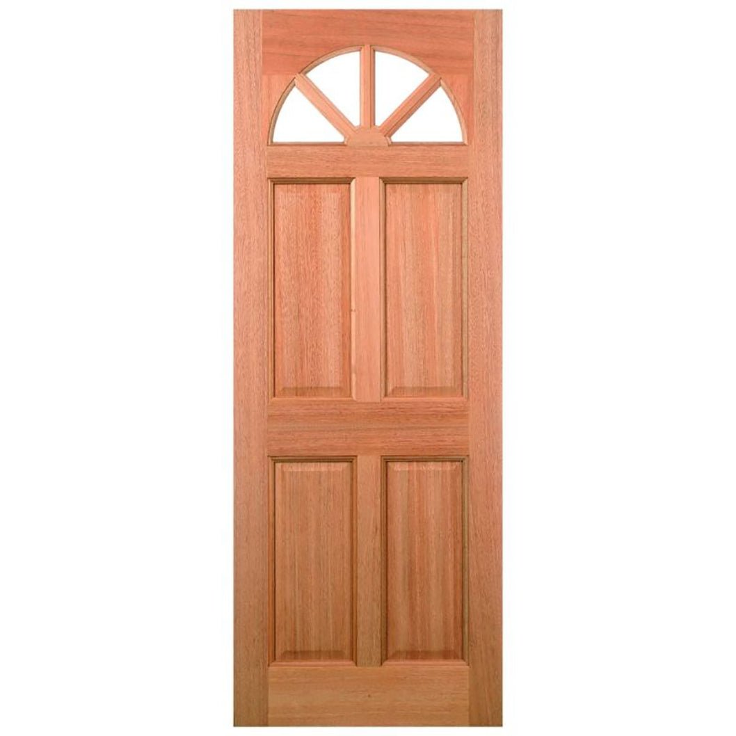 LPD Doors M&T Hardwood Carolina Clear Glass External Door - JJ Building Materials