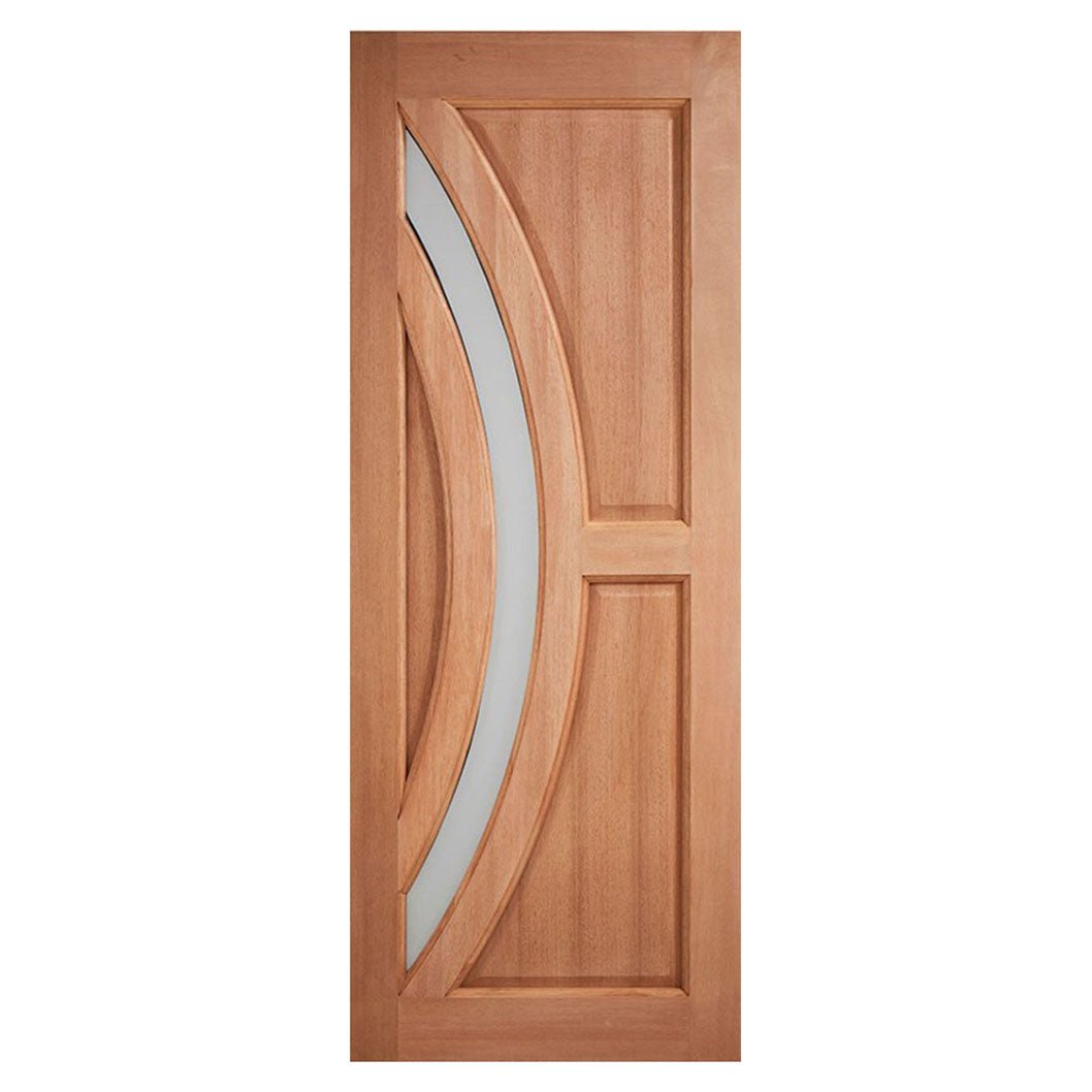 LPD Doors M&T Harrow Hardwood External Door with Double Glazed Frosted Glass - JJ Building Materials