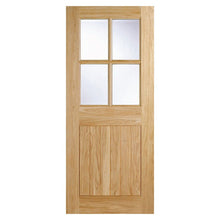 LPD Doors Oak 4-Light Cottage Style External Door - JJ Building Materials