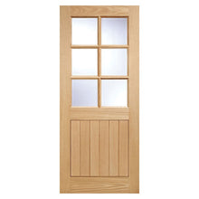 LPD Doors Oak 6-Light Cottage Style External Door - JJ Building Materials