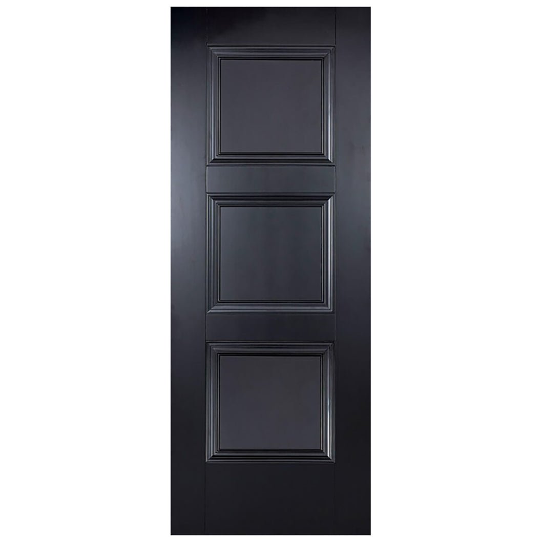 LPD Doors Oak Amsterdam 3 Panel Prefinished FD30 Fire Door - JJ Building Materials