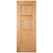 LPD Doors Oak Amsterdam 3 Panel Prefinished FD30 Fire Door - JJ Building Materials