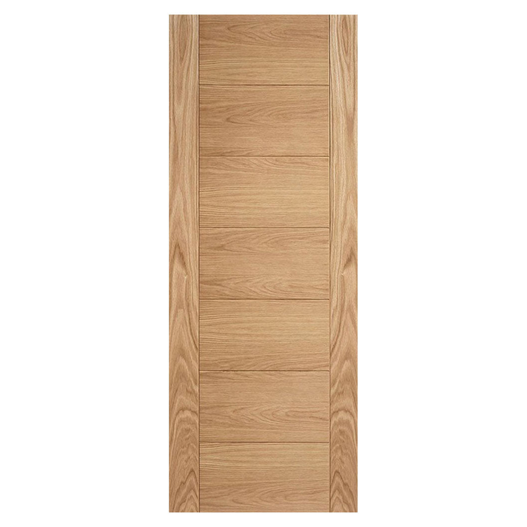 LPD Doors Oak Carini Unfinished FD30 Fire Door - JJ Building Materials