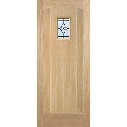 LPD Doors Oak Cottage External Door - JJ Building Materials