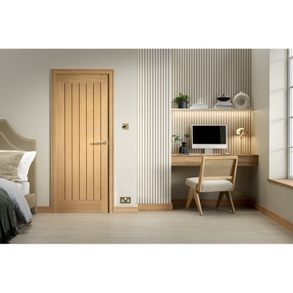 LPD Doors Oak Fire Door Mexicano Fd30 Internal Door - JJ Building Materials