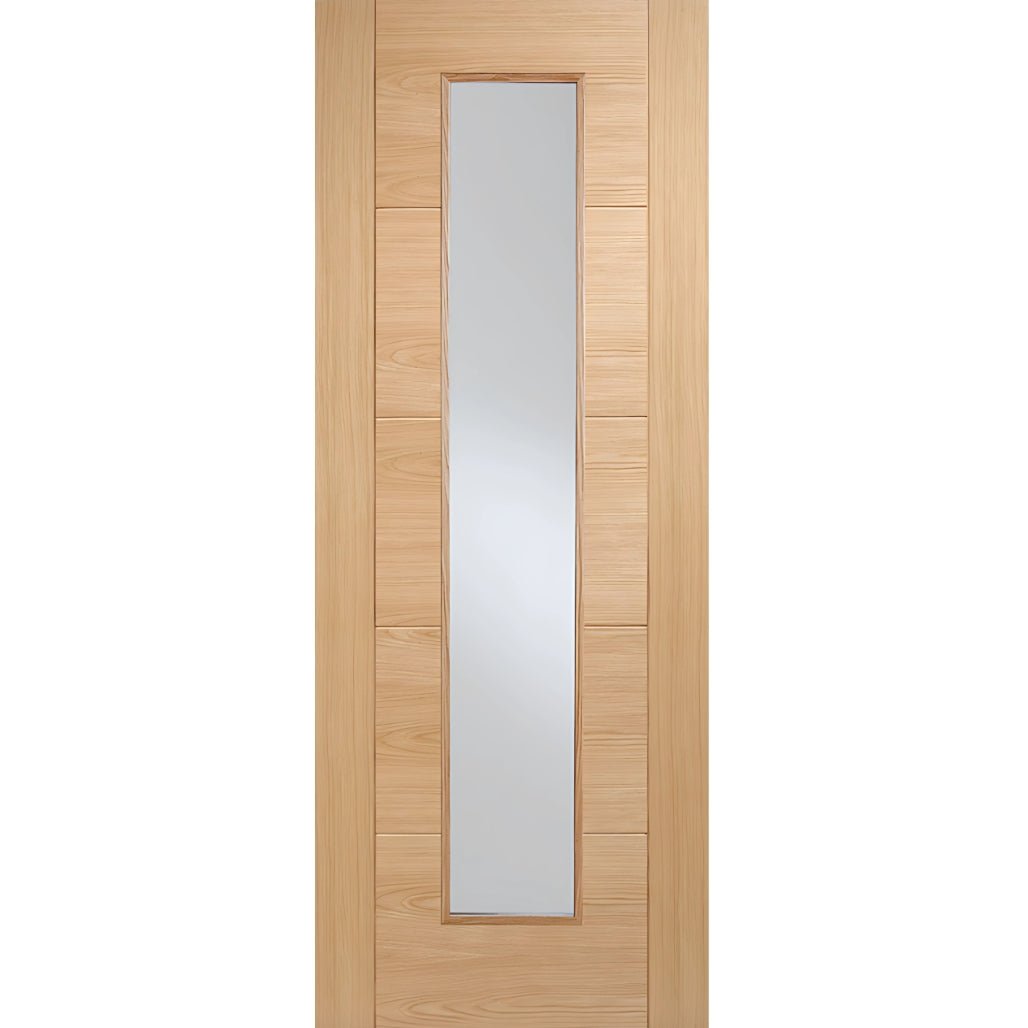 LPD Doors Oak Fire Door Pre Finished Vancouver Long Light Internal Door - JJ Building Materials