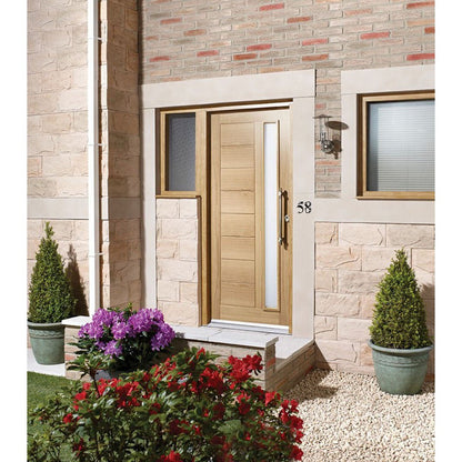 LPD Doors Oak Goodwood External Glazed Door - JJ Building Materials