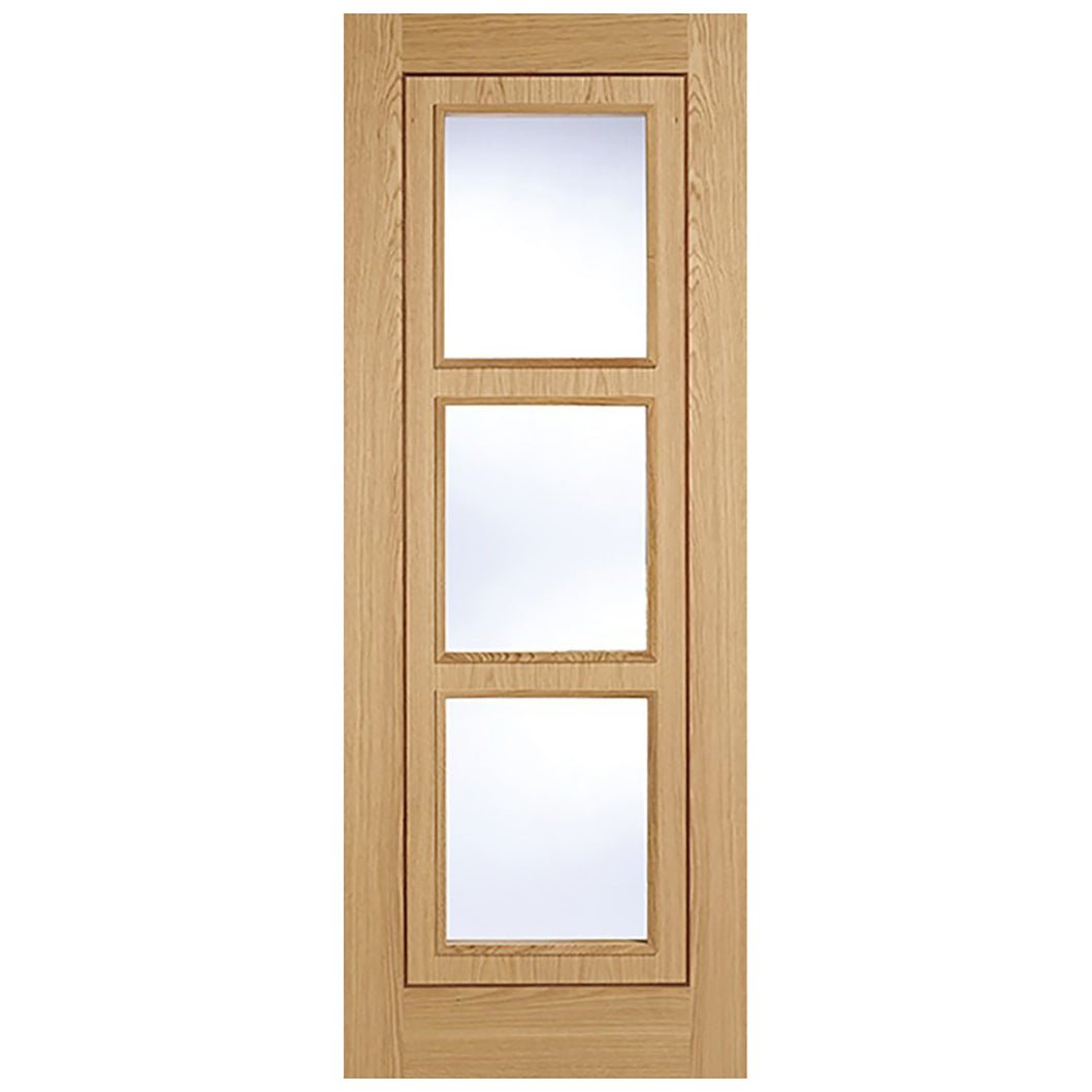 LPD Doors Oak Inlay 3 Light Glazed Door - JJ Building Materials