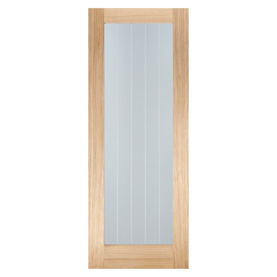 LPD Doors Oak Mexicano 35mm Pattern 10 Glazed Internal Door - JJ Building Materials