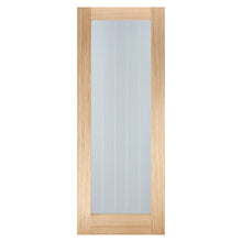 LPD Doors Oak Mexicano 35mm Pattern 10 Glazed Internal Door - JJ Building Materials