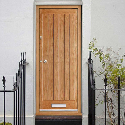 LPD Doors Oak Norfolk External Door - JJ Building Materials