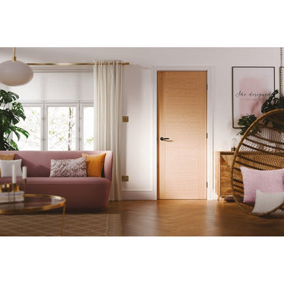 LPD Doors Oak Pre Finished Fire Door Vancouver Solid Internal Door - JJ Building Materials