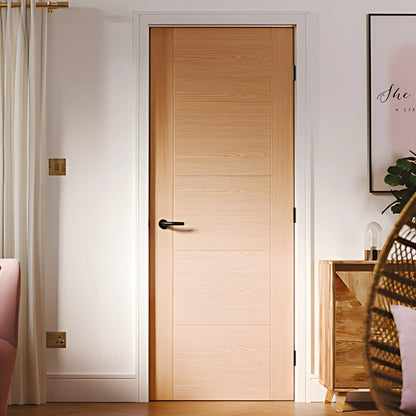 LPD Doors Oak Pre Finished Fire Door Vancouver Solid Internal Door - JJ Building Materials