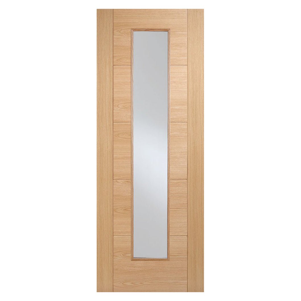 LPD Doors Oak Pre Finished Vancouver Long Light Internal Door - JJ Building Materials