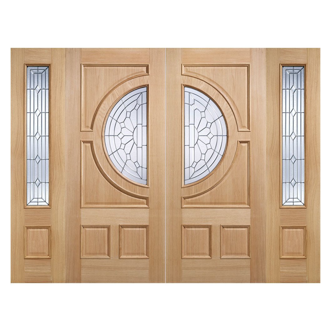 LPD Doors Oak SideLight Empress Style - JJ Building Materials