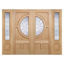 LPD Doors Oak SideLight Empress Style - JJ Building Materials