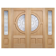 LPD Doors Oak SideLight Empress Style - JJ Building Materials