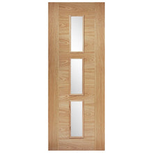 LPD Doors Oak Sofia 3-Lite Glazed Internal Door - JJ Building Materials