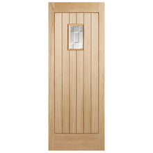 LPD Doors Oak Suffolk Double Glazed Square Cottage Style External Door - JJ Building Materials