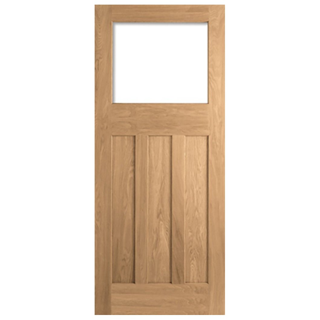 LPD Doors Oak Top Light DX30 for Glazing Internal Door - JJ Building Materials