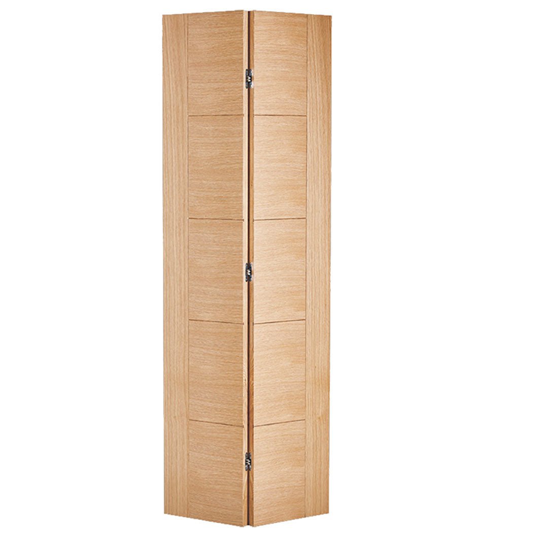 LPD Doors Oak Vancouver Pre finished Oak Bi Fold Internal Door - JJ Building Materials