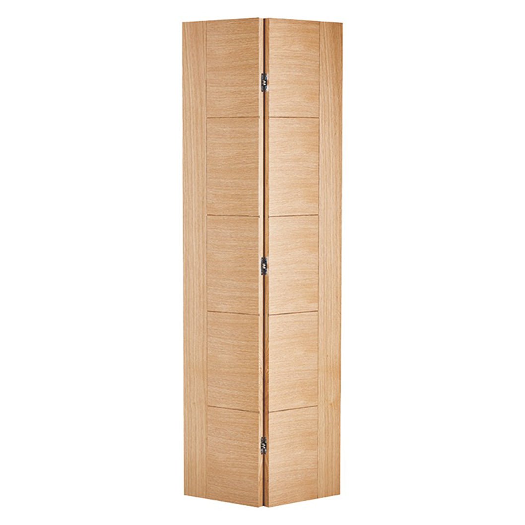LPD Doors Oak Vancouver Pre finished Oak Bi Fold Internal Door - JJ Building Materials