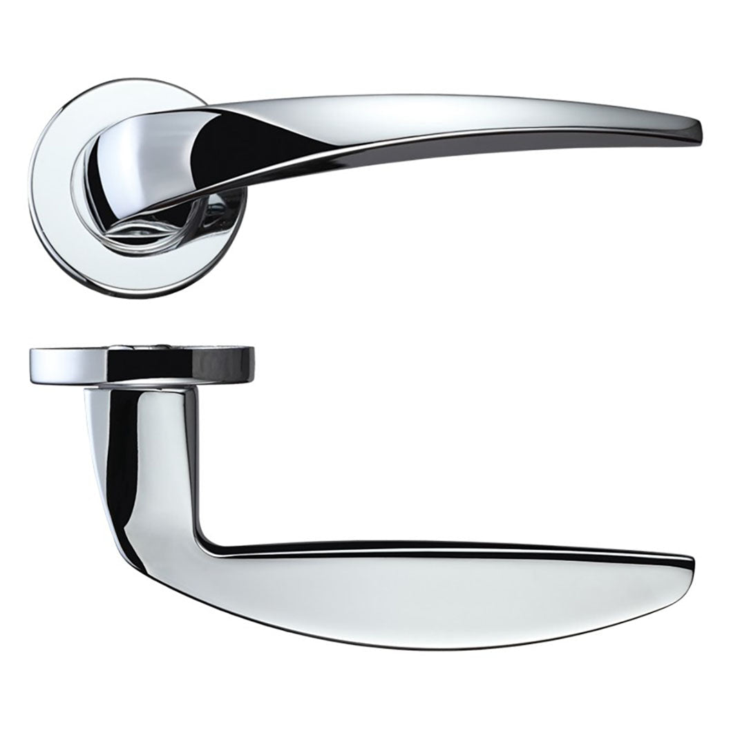 LPD Doors Orion Polished Chrome Door Handle Hardware Pack - JJ Building Materials