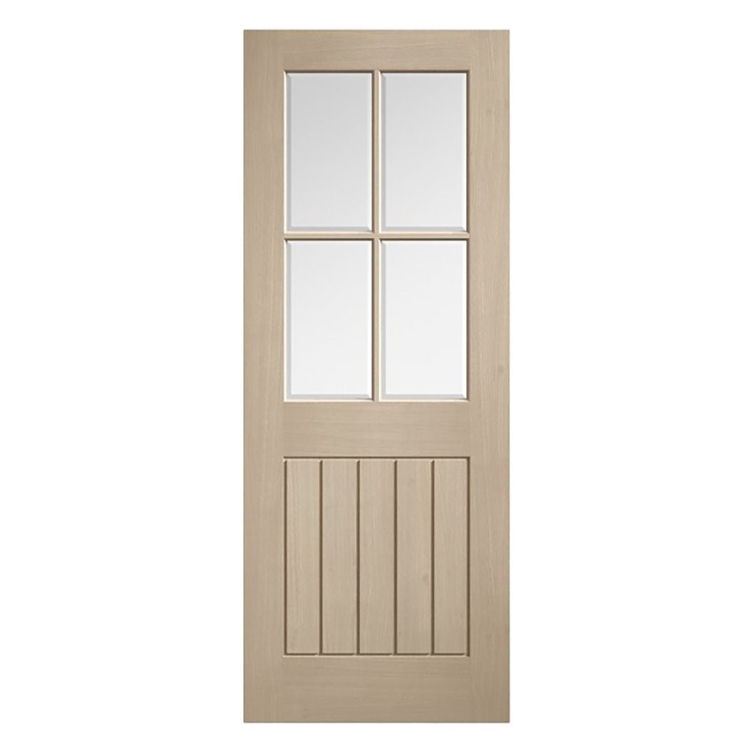 LPD Doors Primed Mexicano 1-Light 3/4 Glazed Door - JJ Building Materials