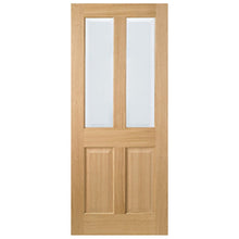 LPD Doors Richmond 2-Panel/2-Light Glazed Internal Door - JJ Building Materials
