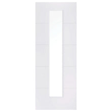 LPD Doors Santandor White Primed 1-Light Clear Glass RMS Interior Door - JJ Building Materials