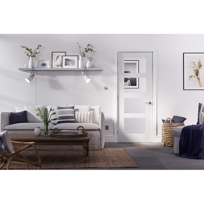 LPD Doors Shaker 4-Lite Glazed Internal Door - JJ Building Materials