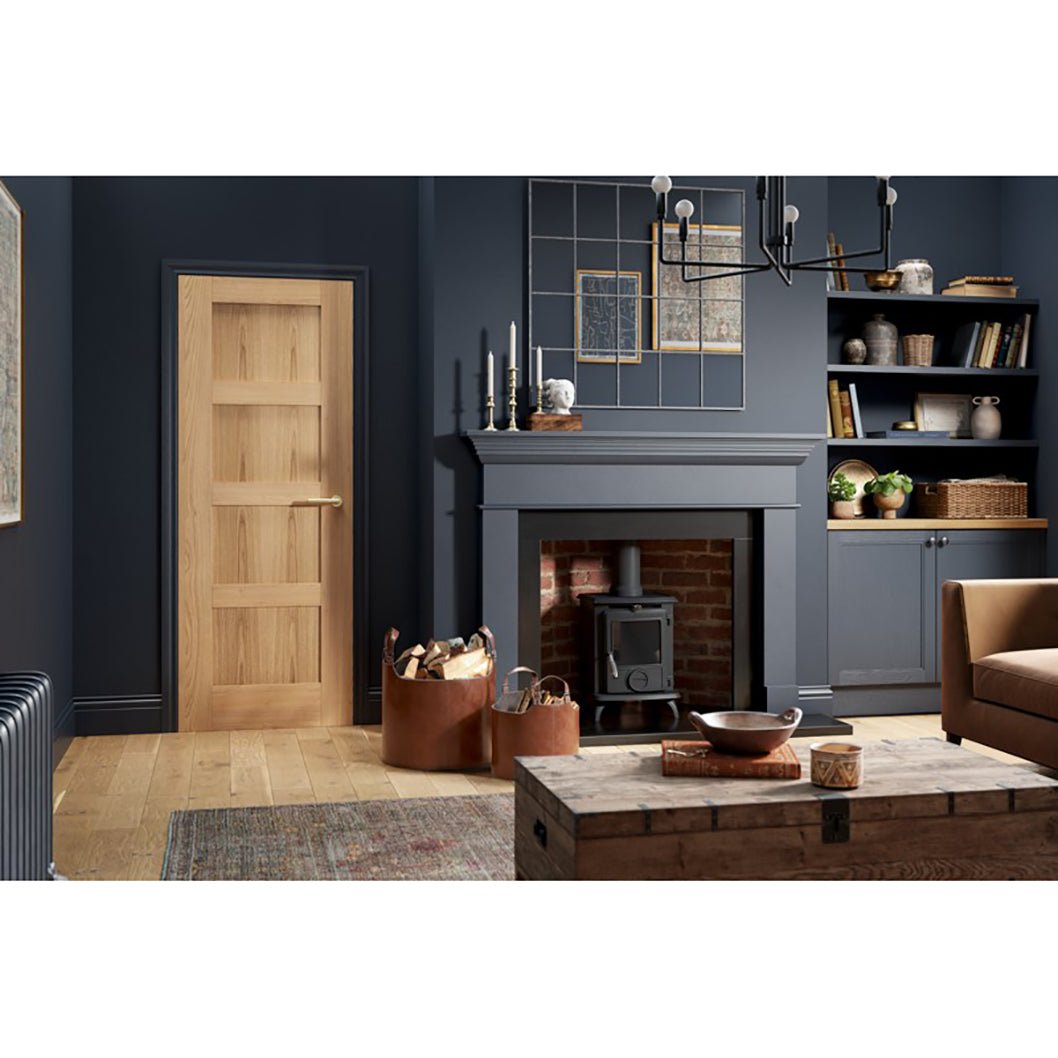 LPD Doors Shaker 4-Panel FD30 Fire Door - JJ Building Materials