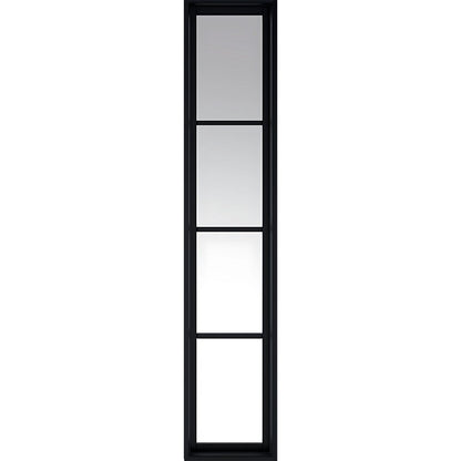 LPD Doors Soho Pre Finished Black 1981mm x 292mm (11") x 35mm Demi Panel - JJ Building Materials