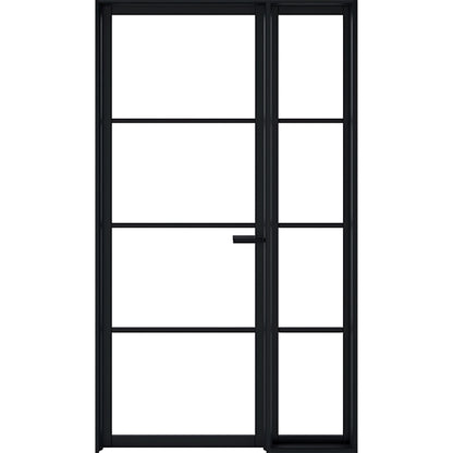 LPD Doors Soho Pre Finished Black 1981mm x 292mm (11") x 35mm Demi Panel