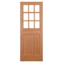 LPD Doors Stable 9-Light Straight Top Hardwood External Door - JJ Building Materials